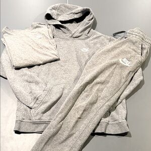 Nike Heather Gray Tracksuit and shirt